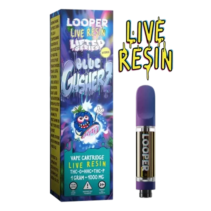 Looper Lifted Series 2g Cartridge: Blue Gusherz - Ejuicewarehouse