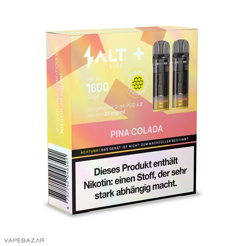 Salt+ Lite Pod – Pina Colada (2er Pack) - Kokosnuss / Ananas - Image 3