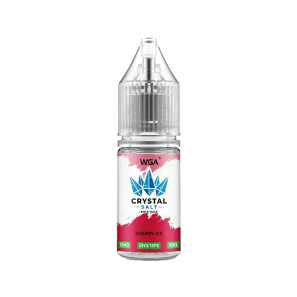 WGA Crystal Cherry Ice Salt Nic Vape Juice - 10 Pack - 10mg