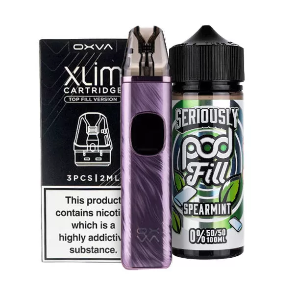 OXVA Xlim Pro 2 Nicotine Free Bundle - Brown Python / 0.4ohm - Image 2