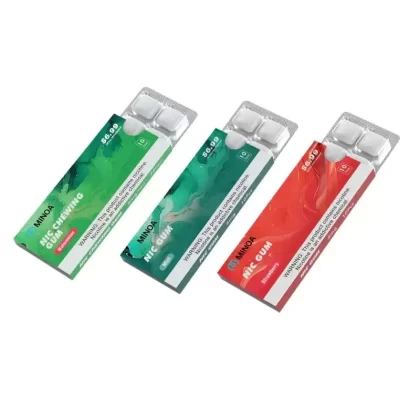 MINOA Nicotine Gum - Berry 4mg, Coffee 6mg (CCF388)