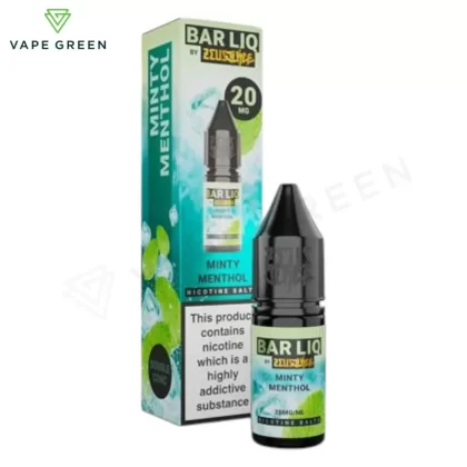 Minty Menthol Nic Salt E-Liquid by Zeus Juice Bar Liq - Eliquidsupply