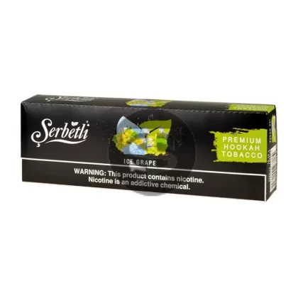 Serbetli Premium Hookah Tobacco 10 packs of 50g Ice Grape - Ejuicewarehouse