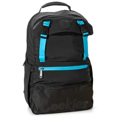 Cookies Parks Utility Backpack Sateen Nylon - color#Red>Black