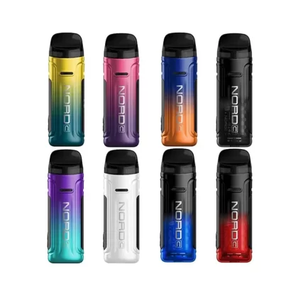 SMOK Nord C 50W Pod System Kit - Cyan Purple, Green Yellow (9B9AD4)