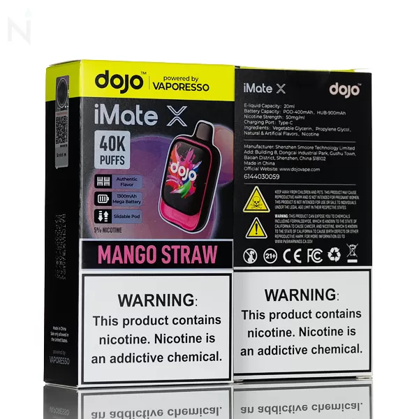 Vaporesso DOJO iMate X 40K Disposable Kit - Clears (Blueberry Mint) - Image 3
