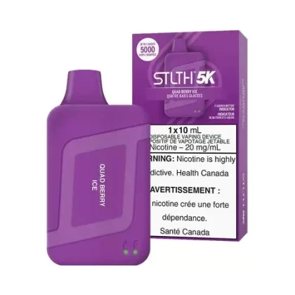 STLTH 5K Disposable Vape – Rechargeable – Quad Berry Ice – 5000 Puffs