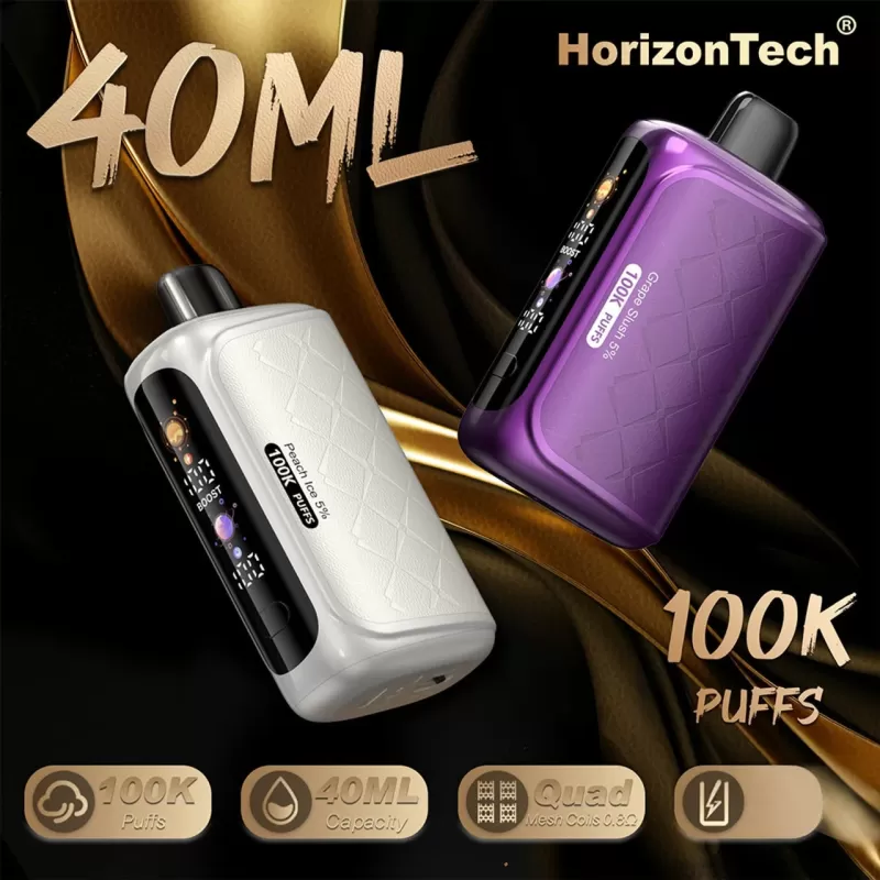 Made in Indonesia | HorizonTech 100K Disposable Device - 100,000 Puffs - Blue Razz Ice