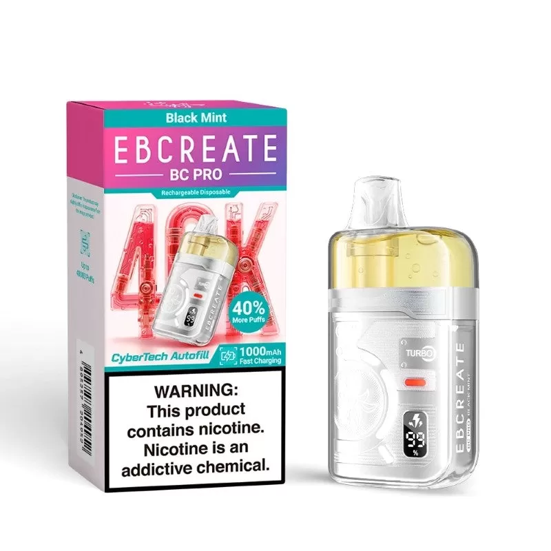 Made in Indonesia | EBCREATE BC PRO 40K Puff Disposable Device - 40,000 Puffs - Grape Twist - Image 2