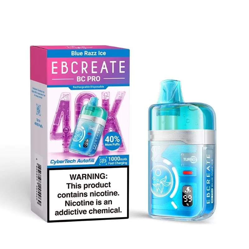 Made in Indonesia | EBCREATE BC PRO 40K Puff Disposable Device - 40,000 Puffs - Grape Twist - Image 3