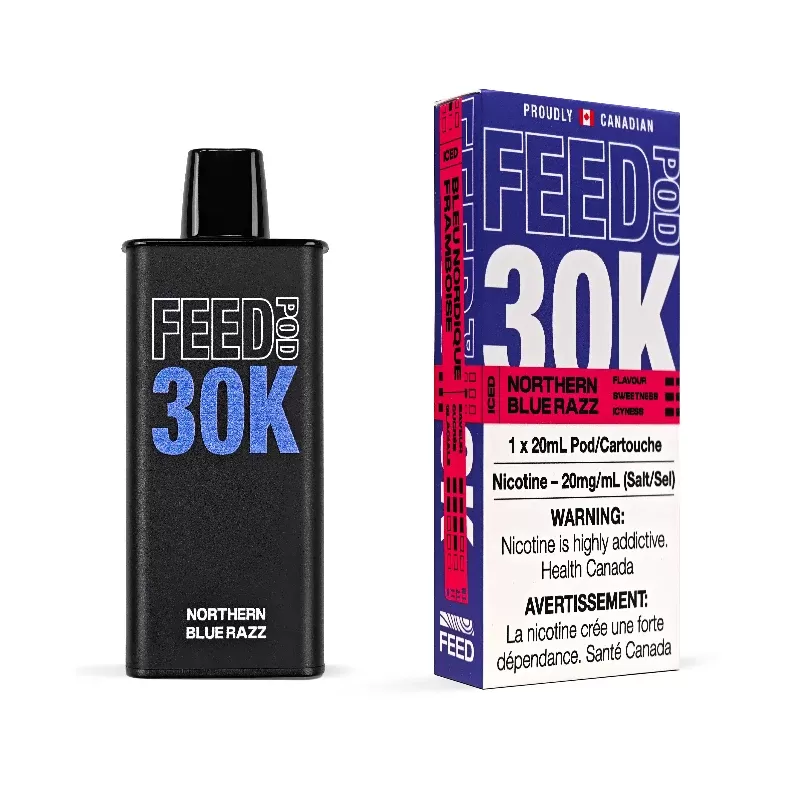 Feed 30K Northern Blue Razz Prefilled Pod