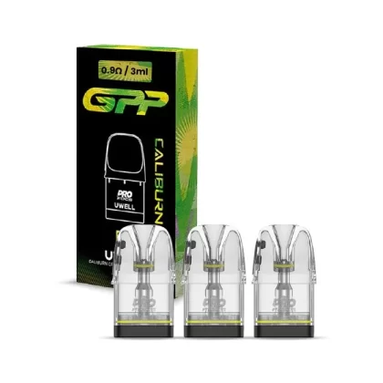 Uwell Caliburn GPP Replacement Pod (Pack of 3) - 0.4ohm GPP Pods [Side Fill], 0.4ohm GPP Pods [Top Fill]