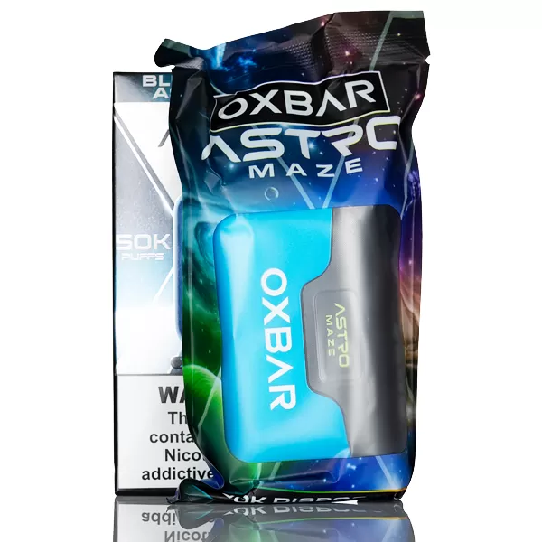 OXBAR Astro Maze 50K Disposable - 20mL - Blue Razzle Astro Pop - Image 3