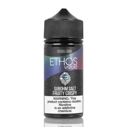 Fruity Crispy Sub-Ohm SALT – Ethos Vapors – 100mL