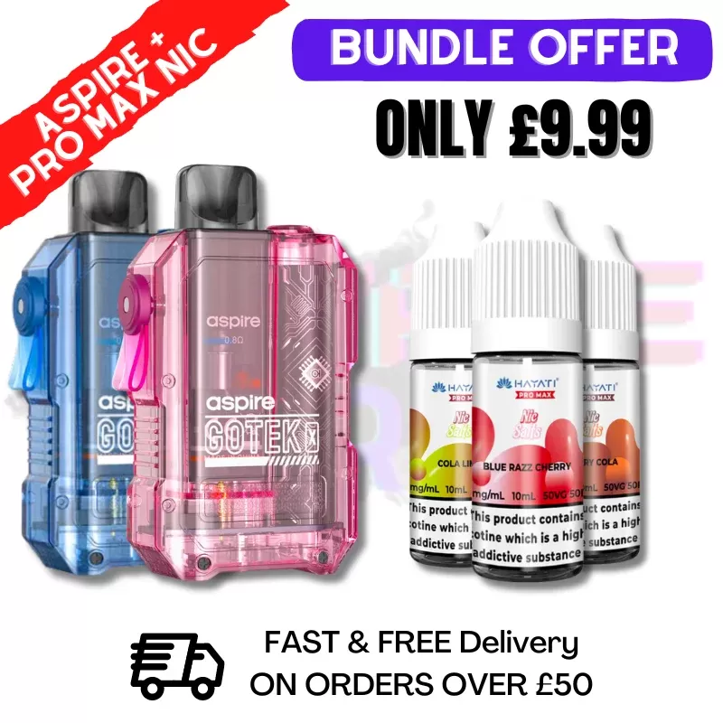 Aspire Gotek X Kit + Free Crystal PRO MAX Nic Salt