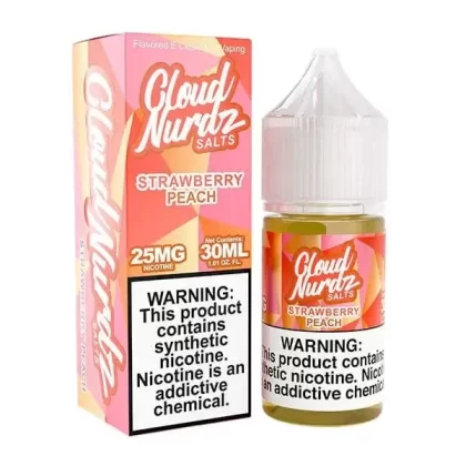 Strawberry Peach SALT – Cloud Nurdz – 30mL