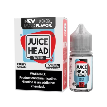 Juice Head Salts - Fruity Cream - 30ML E-Liquid - 35MG