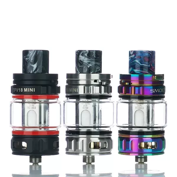 SMOK TFV18 Mini Sub-Ohm Tank - 7-Color Rainbow