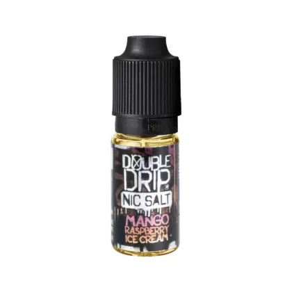 Double Drip – Nic Salt – Mango Raspberry Ice Cream – 20mg – 10ml
