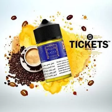 Latte E liquid by Tickets Brew Co - 3mg - 50 ml