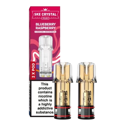 Blueberry Raspberry SKE Crystal Plus Pods - Vapeshop Co