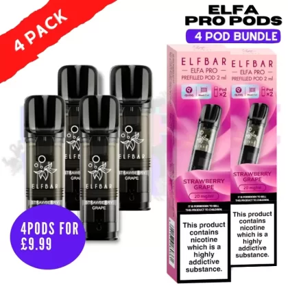 Strawberry Grape ELFA Pro Pods – Pack Of 4 PODS