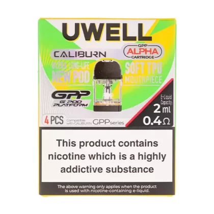 Uwell Caliburn GPP Alpha Replacement Pods - 0.9ohm