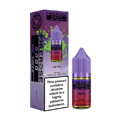 Vim-Tru Firerose Nic Salt E-Liquid by Elux