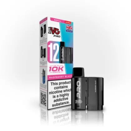 IVG Pro Raspberry Blast Refill - Nicotine Strength#20mg (340D5D)
