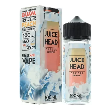 Juice Head Guava Peach Freeze Vape Juice 100ml - Nic Shots#0 Nic Shots>1 x 18mg Nic Shot>2 x 18mg Nic Shots