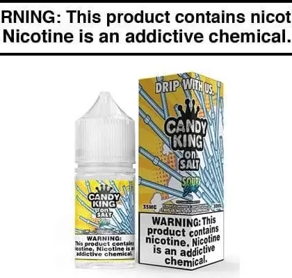 SOUR STRAWS BY DRIP MORE ON SALT 30ML - Vapejuice