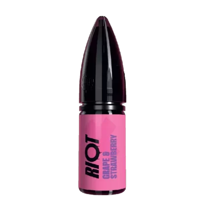Riot X Nic Salt E-Liquid Grape & Strawberry - Nicotine Strength#20mg>10mg>5mg (A2C0A7) (A2C0A7)