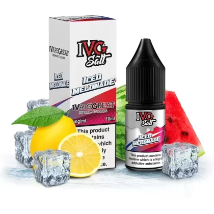 Iced Melonade Crushed E-Liquid by IVG Salt – 10ml