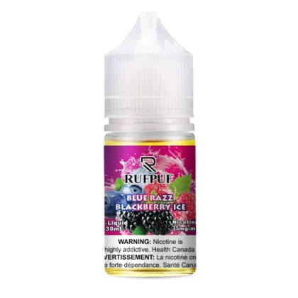 Rufpuf (Canadian Series)-Blue Razz Blackberry Ice 30ml (20/35/50mg) - Vapebar Pk