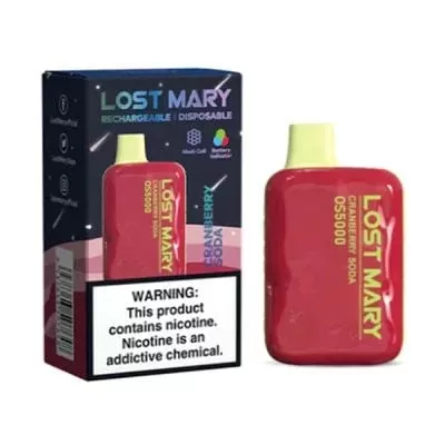 Cranberry Soda Lost Mary OS5000 Disposable - Ecigpremium