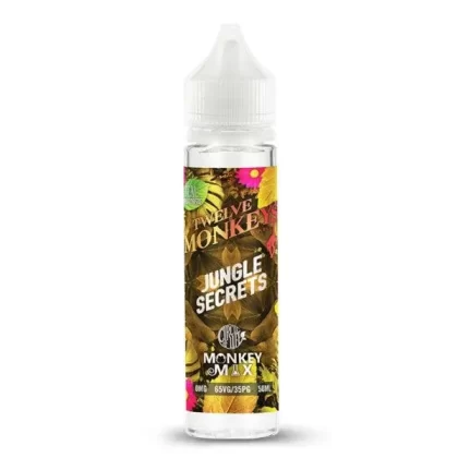 Twelve Monkey Jungle Secrets 50ml Shortfill E-liquid + Free Nicshot!