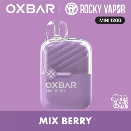 Rocky Vapor Oxbar Mini 1200 Disposable Vape – Mix Berry