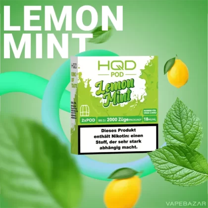 HQD Cirak 2 Pods – Lemon Mint - HQD Cirak / Nein / 2ml / 18mg/ml