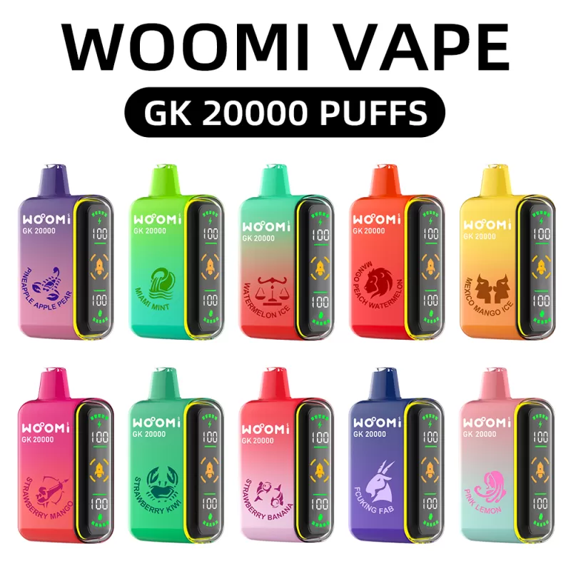 Woomi GK 20000 Puffs Rechargeable Disposable Kit - Mexico Mango Ice