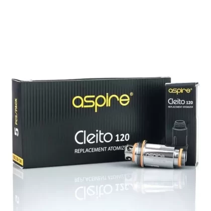 Aspire Cleito 120 Coils 0.16 ohm Replacement Coils For Cleito 120 Tank 5-Pack - Aspire / 0.16 Ohm / 5 Coils