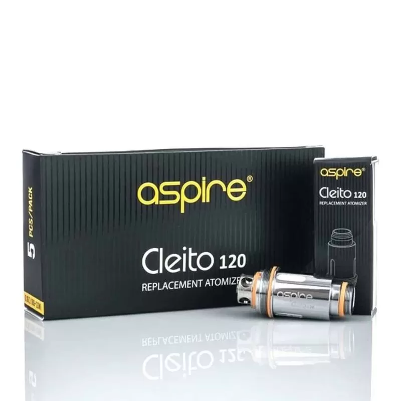Aspire Cleito 120 Coils 0.16 ohm Replacement Coils For Cleito 120 Tank 5-Pack - Aspire / 0.16 Ohm / 5 Coils
