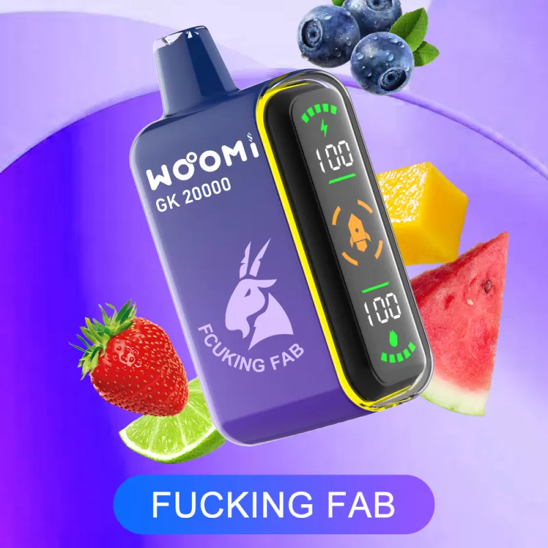 Woomi GK 20000 Puffs Rechargeable Disposable Kit - Mexico Mango Ice - Image 2