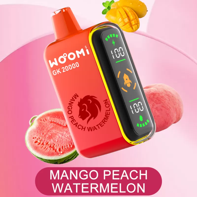 Woomi GK 20000 Puffs Rechargeable Disposable Kit - Mexico Mango Ice - Image 3