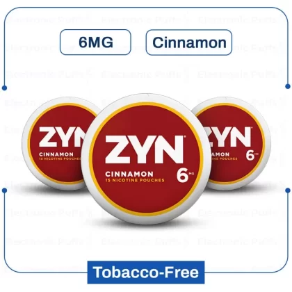 Buy ZYN Cinnamon 6MG Nicotine Pouch Online | Electronicpuff - Ejuicewarehouse