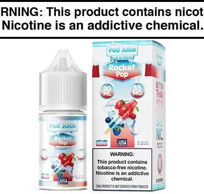 ROCKET POP FREEZE BY POD JUICE SALT 30ML - Vapejuice