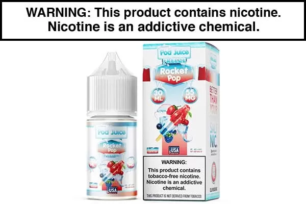 ROCKET POP FREEZE BY POD JUICE SALT 30ML - Vapejuice