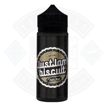 Just Jam Biscuit Custard 0mg 100ml Shortfill E liquid - Eliquidsupply