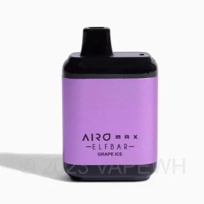 ELF BAR – Airo Max – 5000 Puffs – Bold 50 – Grape Ice