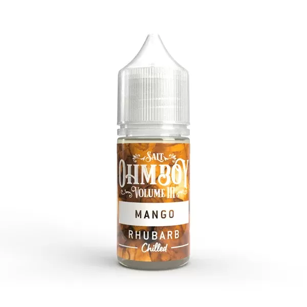 Ohm Boy Volume III 10 mg Nic Salt Fusion – 10 ml (50VG/50PG) - Geschmack#Mango Rhabarber gekühlt>Roter Apfel Rhabarber gekühlt>Wassermelone Rhabarber gekühlt