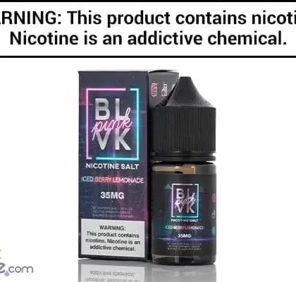STRAWBERRY LEMONADE ICE BY BLVK UNICORN SALT 30ML - Vapejuice